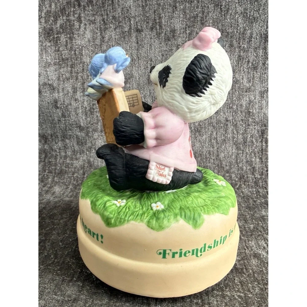 Vintage Hallmark Shirt Tales Pammy Panda Music Box Friendship Is A Song